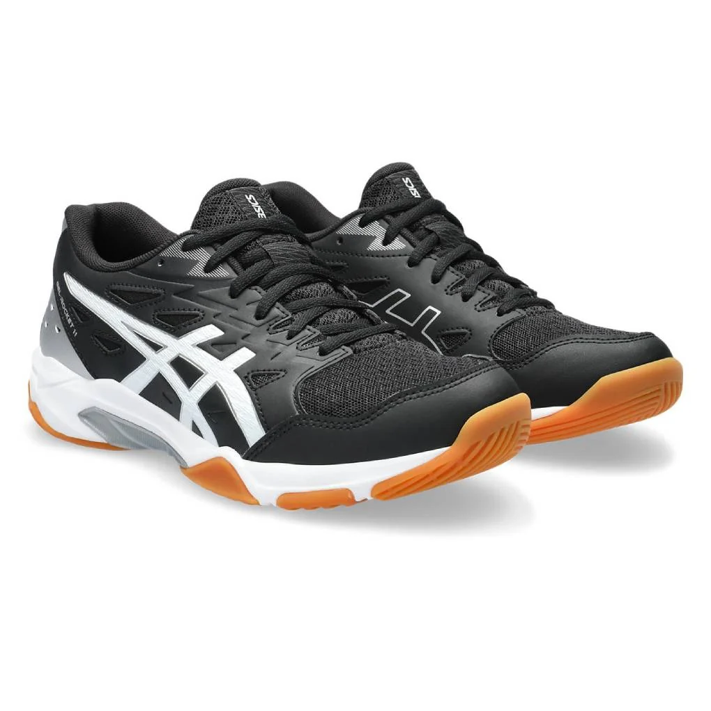 Asics Gel Rocket 11 Women's Indoor Court Shoe (Black/Silver) - Image 3