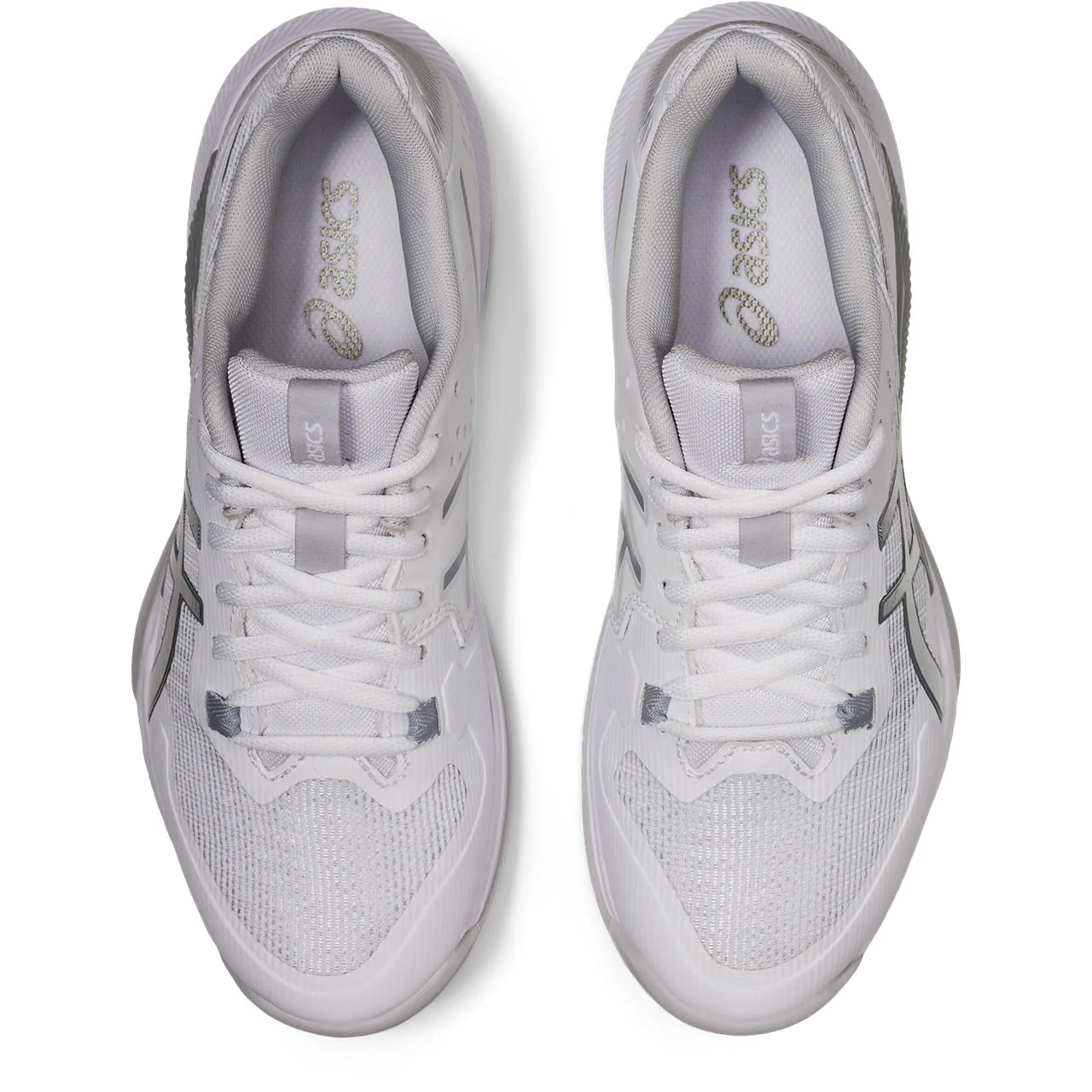 Asics Gel Tactic Women's Indoor Court Shoe (White/Silver) - Image 6