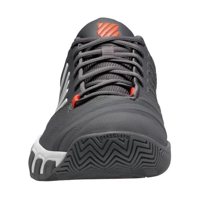 K-Swiss BigShot Light 4 Men's Tennis Shoe (Asphalt/White/Orange) - Image 7